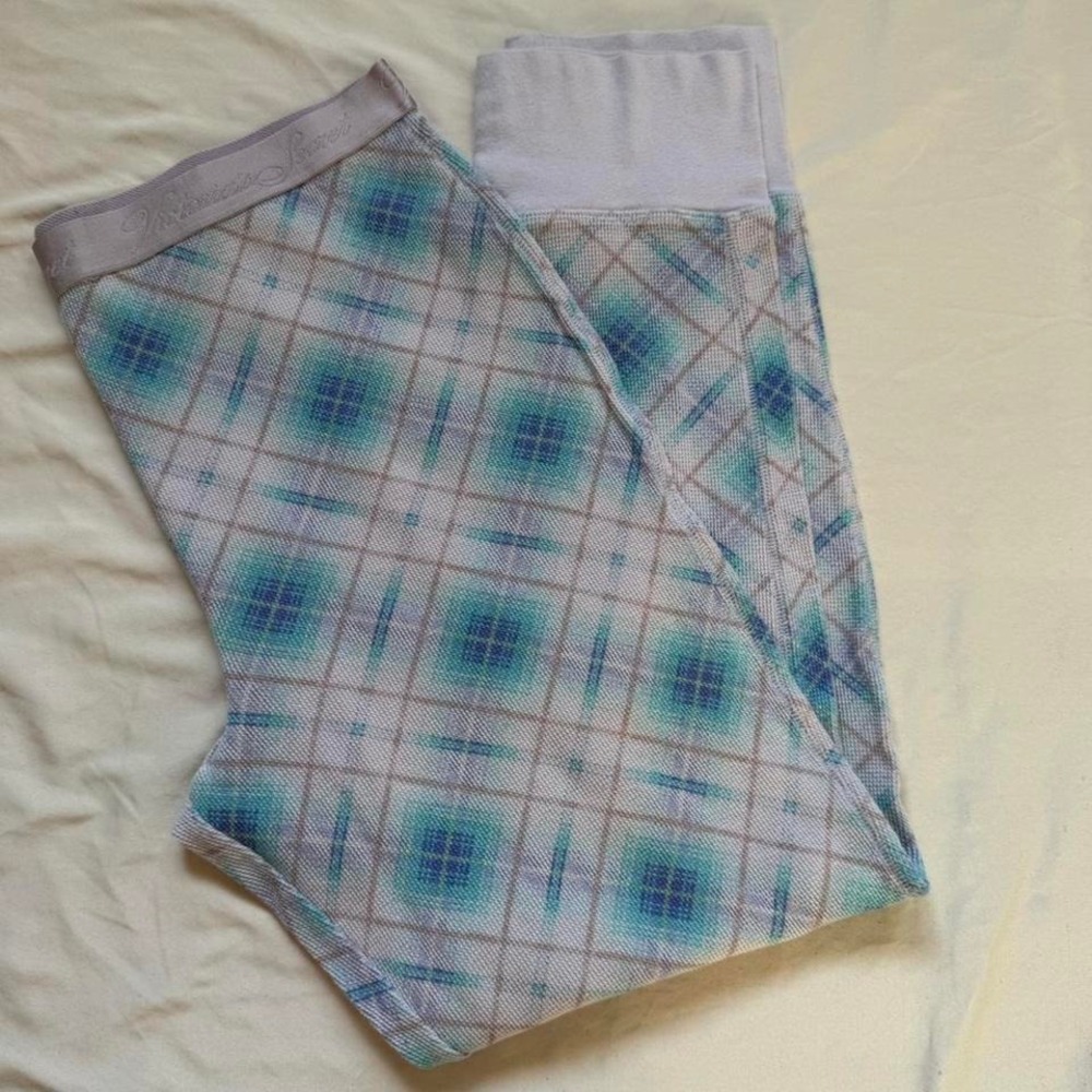 Victoria's Secret Plaid Thermal Pajama Bottoms